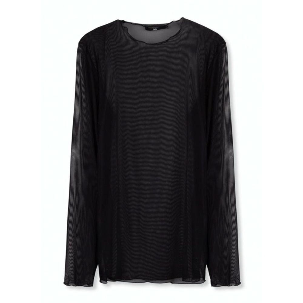 JARBO ‘LS Mesh Top' in Black